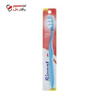 مسواک سیگنال مدل Triple Clean با برس متوسط مسواک سیگنال مدل Triple Clean با برس متوسط