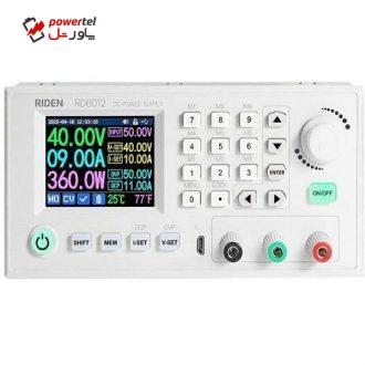 منبع تغذیه دیجیتال 60 ولت 12 آمپر رایدن مدل RD6012-W منبع تغذیه دیجیتال 60 ولت 12 آمپر رایدن مدل RD6012-W