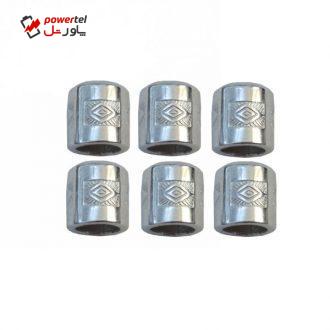 مهره دستبند مدل SBND.SIL.6 بسته 6 عددی مهره دستبند مدل SBND.SIL.6 بسته 6 عددی