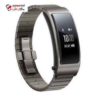 مچ بند هوشمند هوآوی مدل TalkBand B3 Elite Titanium Gray مچ بند هوشمند هوآوی مدل TalkBand B3 Elite Titanium Gray