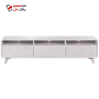 میز تلویزیون آیلکس مدل LONIZ 3D-WHITE WASH-180