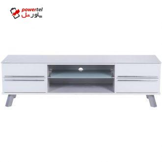 میز تلویزیون آیلکس مدل LOTUS-WHITE-140 میز تلویزیون آیلکس مدل LOTUS-WHITE-140