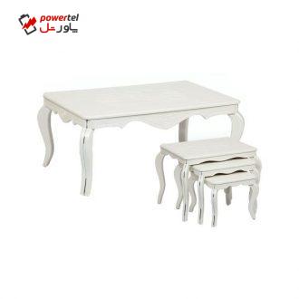 میز جلو مبلی نگین مدل classic 010 به همراه میز عسلی مجموعه 4 عددی میز جلو مبلی نگین مدل classic 010 به همراه میز عسلی مجموعه 4 عددی