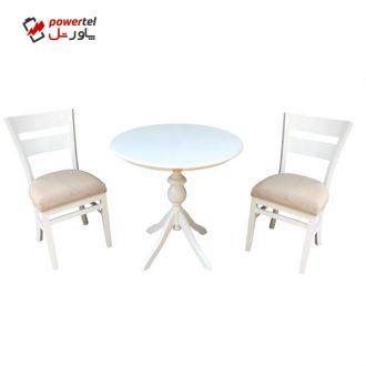 میز و صندلی ناهار خوری اسپرسان چوب مدل Sm35