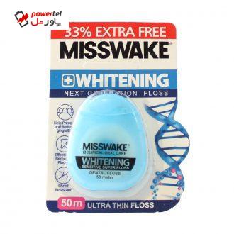 نخ دندان میسویک مدل whitening نخ دندان میسویک مدل whitening