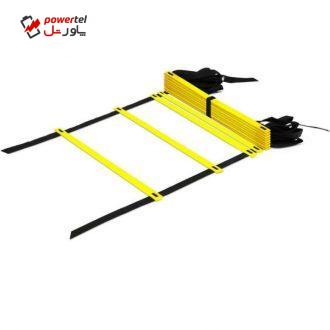 نردبان چابکی ۳ متری ۸ پله مدل Agility Ladder A1 نشکن به همراه کاور و دستبند پاوربالانس