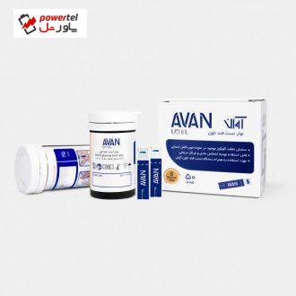 نوار تست قند خون آوان مدل AGM01 بسته 50 عددی