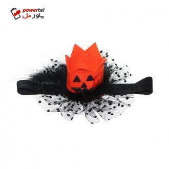 هدبند نوزادی سارینا گل مدل halloween-001 هدبند نوزادی سارینا گل مدل halloween-001