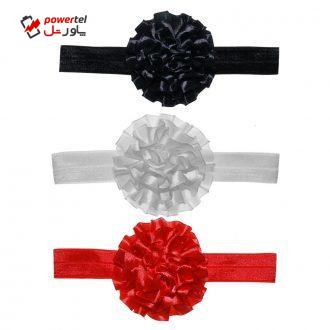 هدبند نوزادی سارینا گل مدل sz-101 مجموعه 3 عددی