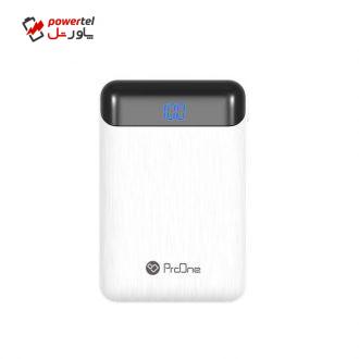 شارژر همراه پرو وان مدل PB02 ظرفیت 10000 میلی آمپر ساعت شارژر همراه پرو وان مدل PB02 ظرفیت 10000 میلی آمپر ساعت