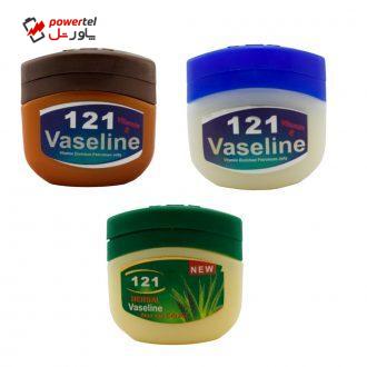 وازلین 121 کد 001 حجم 120میلی لیتر مجموعه 3 عددی