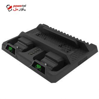 پایه خنک کننده و شارژر دسته بازی ایکس باکس دابی مدل TYX-18122 پایه خنک کننده و شارژر دسته بازی ایکس باکس دابی مدل TYX-18122