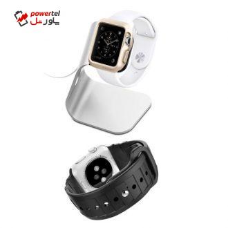 پایه نگهدارنده اپل واچ اسپیگن مدل S330 به همراه بند اپل واچ اسپیگن مدل Rugged Band مناسب برای اپل واچ 42mm پایه نگهدارنده اپل واچ اسپیگن مدل S330 به همراه بند اپل واچ اسپیگن مدل Rugged Band مناسب برای اپل واچ 42mm