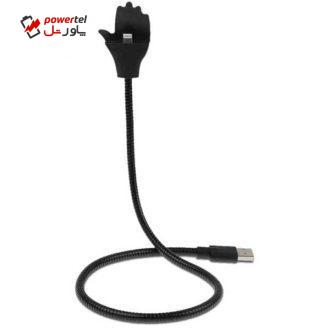 پایه نگهدارنده و کابل شارژ گوشی موبایل مدل Coil brace