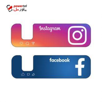 پایه نگهدارنده گوشی موبایل و تبلت لوکسینو مدل JSH_1326 مجموعه 2 عددی