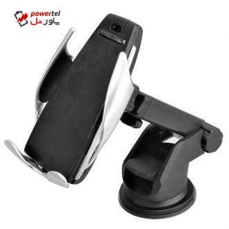 پایه نگهدارنده گوشی موبایل و شارژر بی سیم مدل S5 پایه نگهدارنده گوشی موبایل و شارژر بی سیم مدل S5