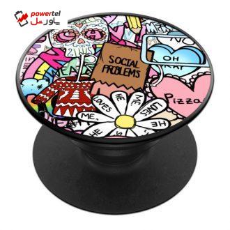 پایه نگهدارنده گوشی موبایل پاپ سوکت آکام مدل APS0052 پایه نگهدارنده گوشی موبایل پاپ سوکت آکام مدل APS0052