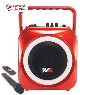 پخش کننده چندرسانه ای خانگی ام کی مدل MK-F105 به همراه میکروفن