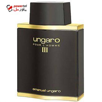 پرفیوم مردانه Ungaro Pour LHomme III حجم 100ml