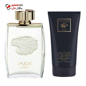 پک بهداشتی ادو پرفیوم مردانه لالیک مدل Pour Homme حجم 125 میلی لیتر