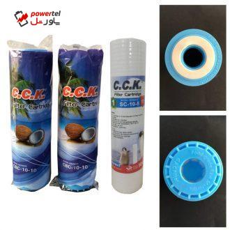 پک 3 عددی فیلتر تصفیه آب جوی واتر مدل سی سی کا نیو فیس