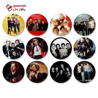 پیکسل خندالو طرح گروه موسیقی One Direction کد 147 مجموعه 12 عددی