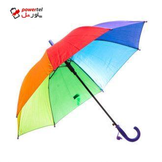 چتر طرح رنگین کمان کد 002