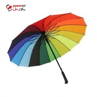 چتر مدل رنگین کمان کد 1002 چتر مدل رنگین کمان کد 1002