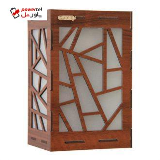 چراغ خواب دیواری چوبین کد 105 چراغ خواب دیواری چوبین کد 105