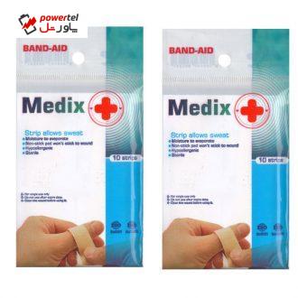 چسب زخم مدیکس مدل Hypoallergic  مجموعه 2 عددی