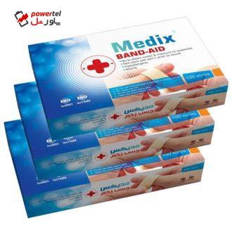 چسب زخم مدیکس مدل Hypoallergic مجموعه 3 عددی چسب زخم مدیکس مدل Hypoallergic مجموعه 3 عددی