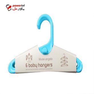 چوب لباسی نوزاد مداکس مدل آنجلو بسته 6 عددی چوب لباسی نوزاد مداکس مدل آنجلو بسته 6 عددی