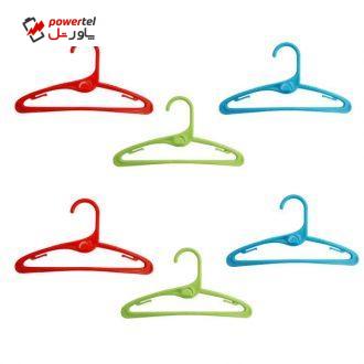 چوب لباس نوزادی مادرکر کد rgb مجموعه 6 عددی چوب لباس نوزادی مادرکر کد rgb مجموعه 6 عددی