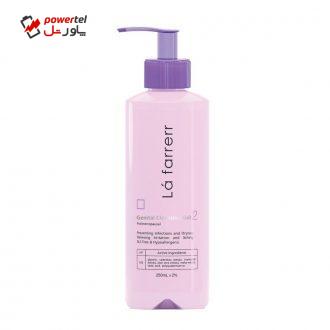ژل بهداشتی بانوان یائسه لافارر مدل Gentinal Cleansing Gel حجم 250 میلی لیتر ژل بهداشتی بانوان یائسه لافارر مدل Gentinal Cleansing Gel حجم 250 میلی لیتر