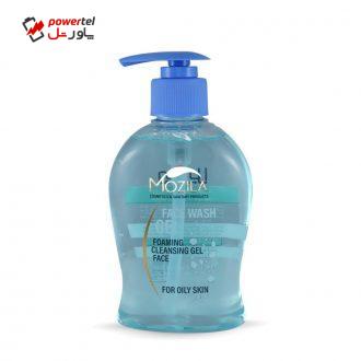 ژل شستشو صورت موزیلا مدل oily skin حجم 300 میلی لیتر
