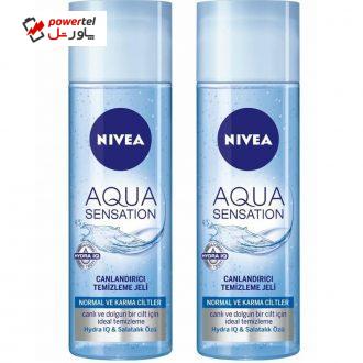 ژل شستشو صورت نیوآ مدل AQUA SENSATION حجم 200 میلی لیتر مجموعه 2 عددی ژل شستشو صورت نیوآ مدل AQUA SENSATION حجم 200 میلی لیتر مجموعه 2 عددی