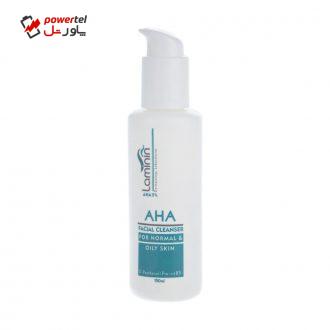 ژل شستشو و پاک کننده صورت لامینین مدل Aha حجم 150 میلی لیتر