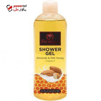 ژل شست و شوی بدن فابریگاس مدل Almond And Milk Honey حجم 400 میلی لیتر