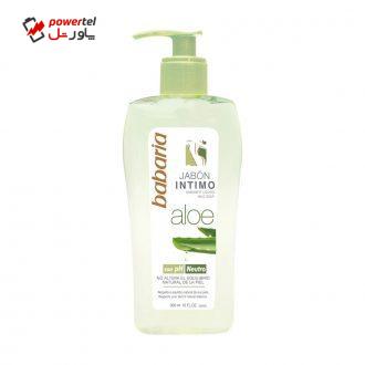 ژل ضد عفونی کننده بانوان باباریا مدل Aloevera حجم 300 میلی لیتر ژل ضد عفونی کننده بانوان باباریا مدل Aloevera حجم 300 میلی لیتر