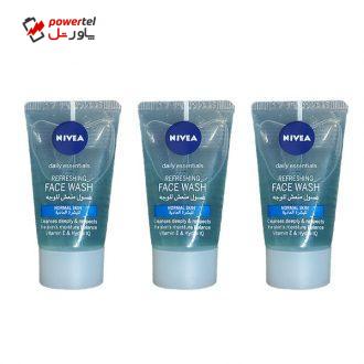 ژل پاک کننده آرایش صورت نیوآ مدل G252 حجم 15 میلی لیتر مجموعه 3 عددی