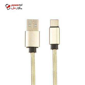 کابل تبدبل USB به USB-C پینزی مدل C6 طول 1متر کابل تبدبل USB به USB-C پینزی مدل C6 طول 1متر
