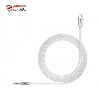 کابل تبدیل انتقال صدا 3.5 میلی متری به Type-C باسئوس مدل M01 کابل تبدیل انتقال صدا 3.5 میلی متری به Type-C باسئوس مدل M01