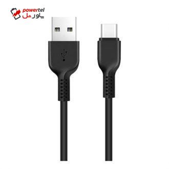 کابل تبدیل تایپ C به USB هوکو مدل X13 طول 1 متر
