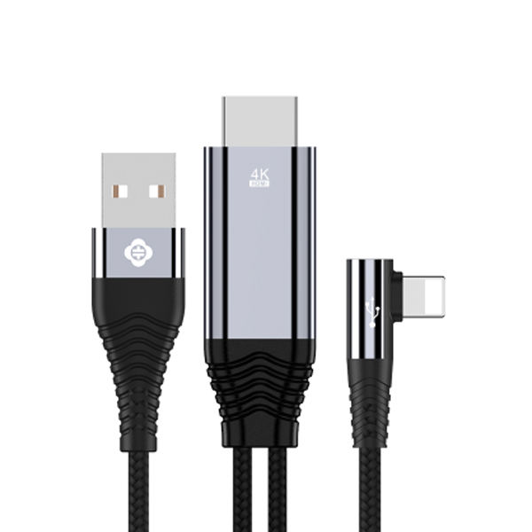 کابل تبدیل لایتنینگ به HDMI توتو مدل BLA-037 طول 3.5 متر