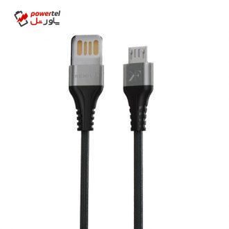 کابل تبدیل لایتینگ به microUSB کی اف سنیور مدل KF-M85 طول 1.2 متر
