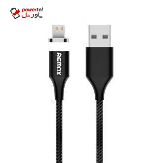 کابل تبدیل مغناطیسی USB به لایتنینگ ریمکس مدل RC-200 طول 1 متر کابل تبدیل مغناطیسی USB به لایتنینگ ریمکس مدل RC-200 طول 1 متر