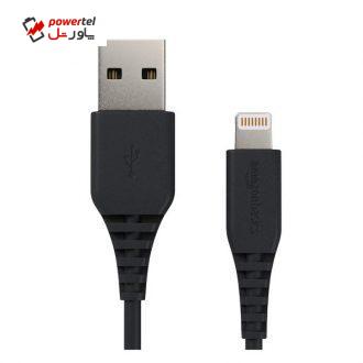 کابل تبدیل USB به لایتنینگ آمازون بیسیکس مدل Q1HZ طول 1.8 متر کابل تبدیل USB به لایتنینگ آمازون بیسیکس مدل Q1HZ طول 1.8 متر