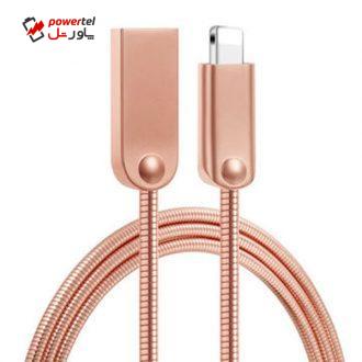 کابل تبدیل USB به لایتنینگ ارلدام مدل EC-057I طول 1.2 متر