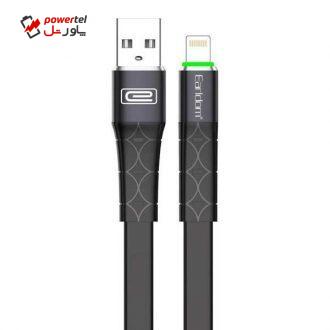 کابل تبدیل USB به لایتنینگ ارلدام  مدل EC081i طول ۲ متر