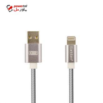 کابل تبدیل USB به لایتنینگ ارلدام مدل ET-011I طول 3 متر